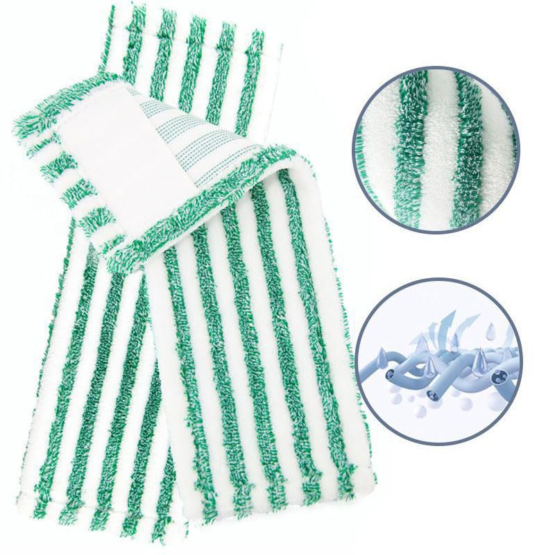 Rinakou 2 Pack Replacent Mop Refills Compatible with Libman Wet & Dry Microfiber Mop Reusable Washable Microfiber Cloth Mop Head Pads for Wet and Dry Use (Set of 2) - Image 5